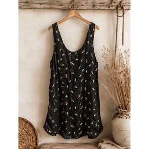Bebop Cactus Short Sleeve Southwest Boho‎ Pattern Medium Dress